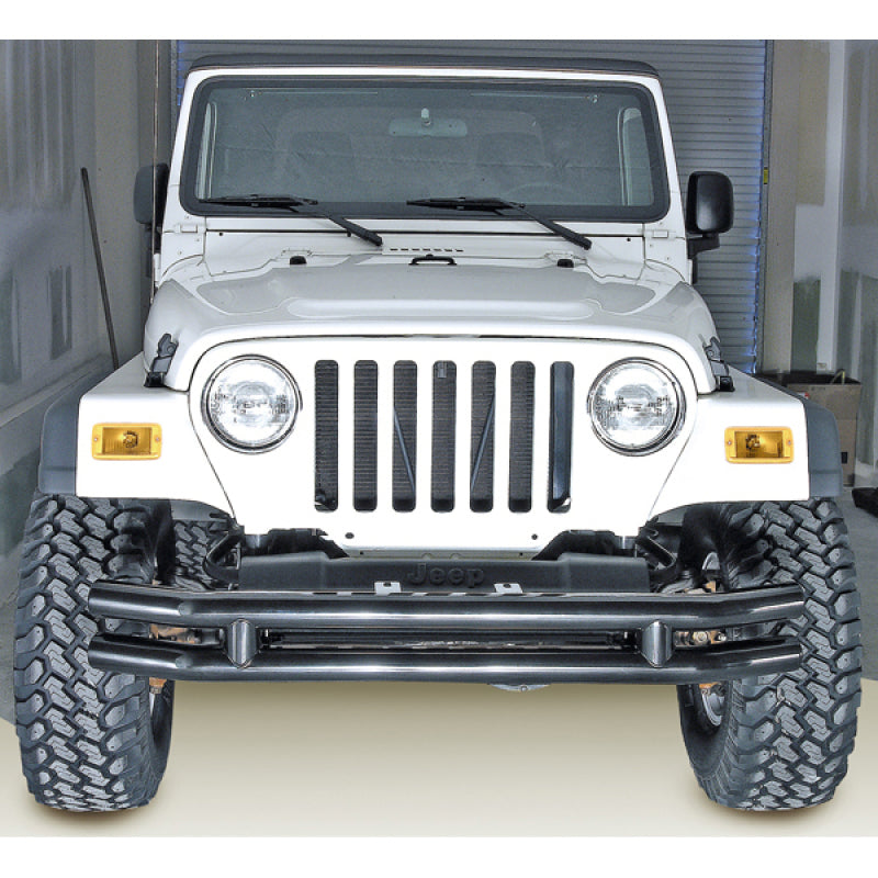 Rugged Ridge 3in Double Tube Bumper 76-06 Jeep CJ / Jeep Wrangler – Raskull  Supply Co