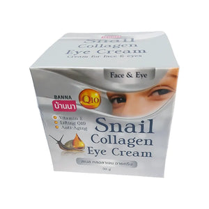 Banna Snail Collagen Eye Cream 50g | Face and Eyes - Eurasia Herbs - Natural Products from Thailand 