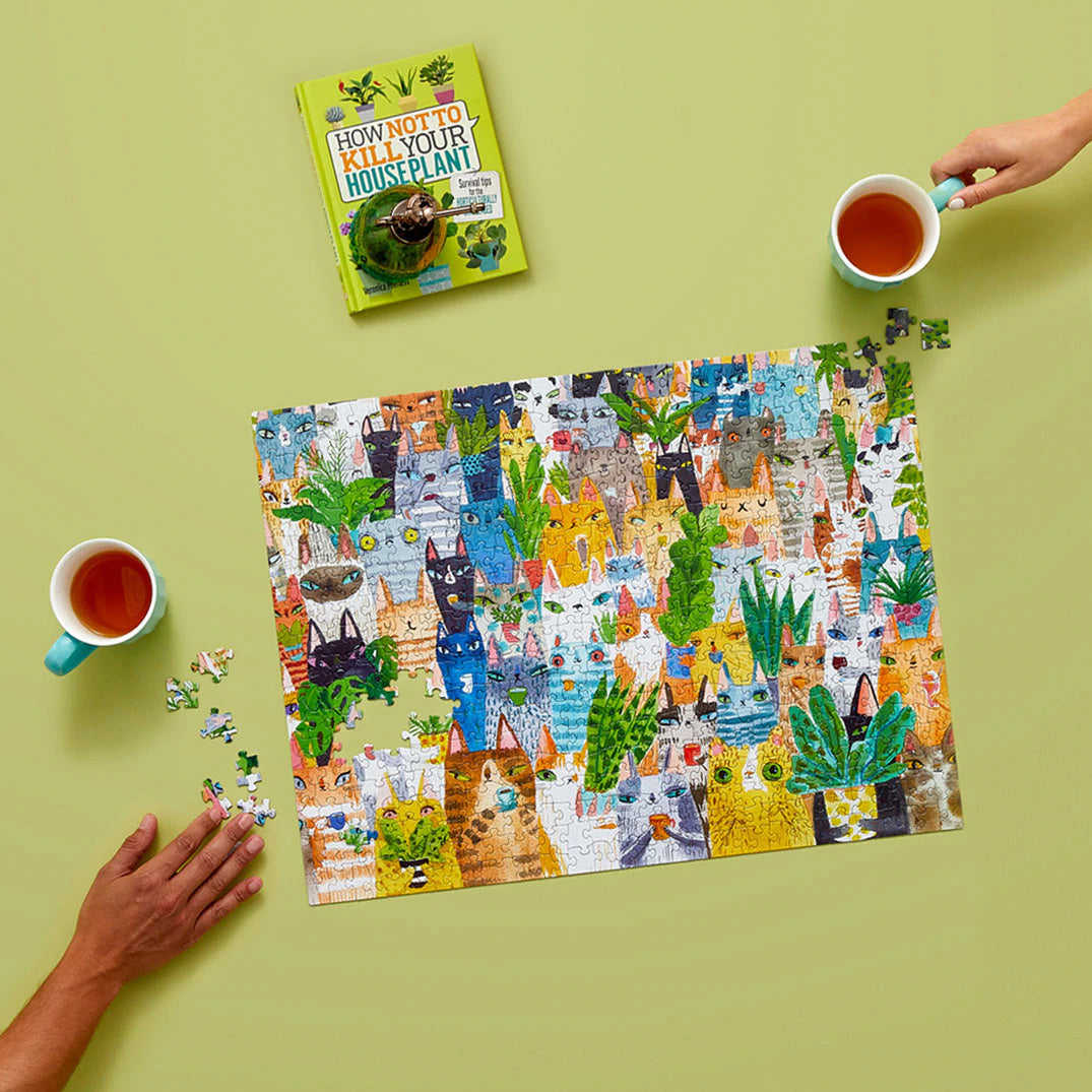 cat plant exchange puzzle by werkshoppe