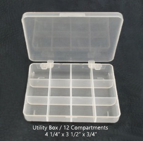 Anglers Image Utility Storage Box (Small with 6 Compartments) - Breton's  Bike & Fly Shop