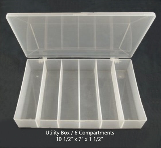 7 Compartment Plastic Storage Box