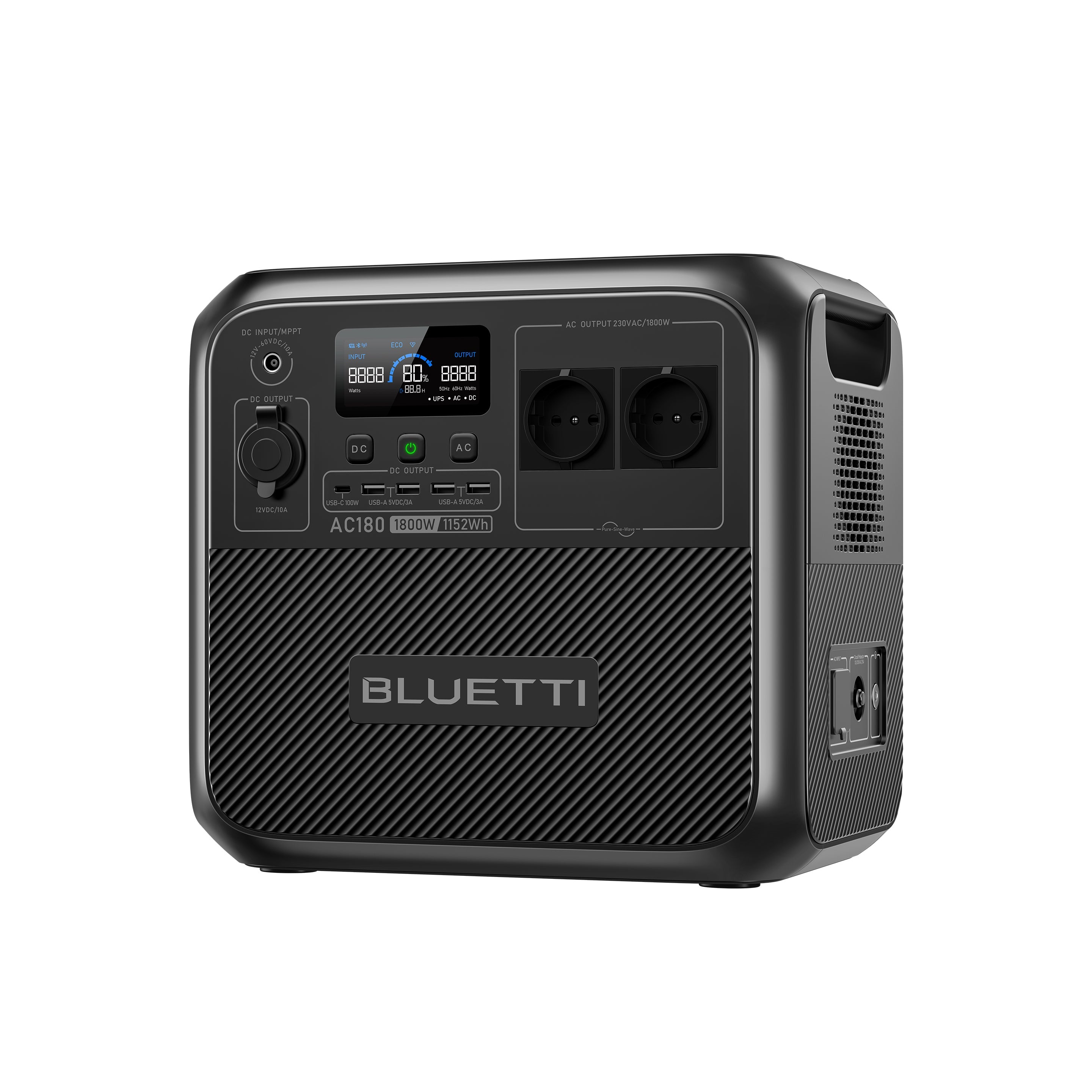 BLUETTI AC180 Station D'énergie Portable , 1.800 W 1.152 Wh-BLUETTI FR