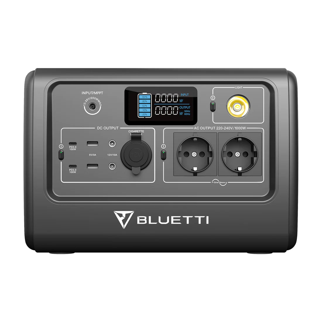 BLUETTI EB70 , 716WH/1000W Station D'énergie Portable