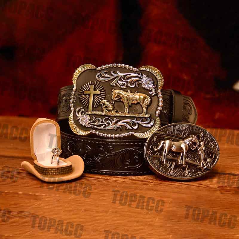 Topacc Western Super Concho Horse Country Belts