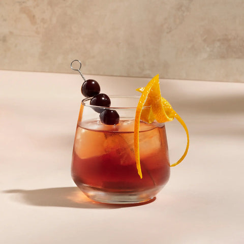Experience the magic of a smoky sweet twist - Stauning KAOS and Sherry Old Fashioned