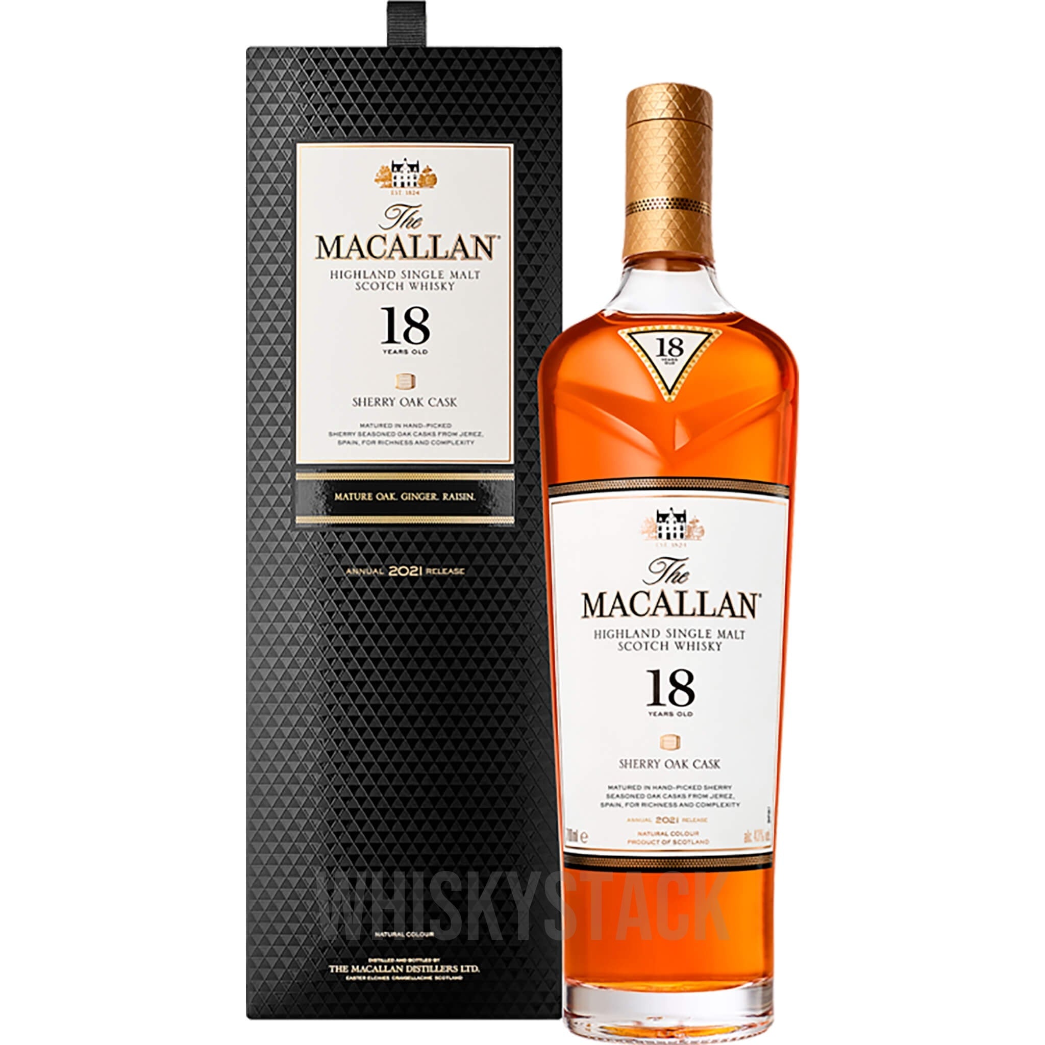 Se Macallan 18 Years Old Sherry Oak 2021 hos Whiskystack