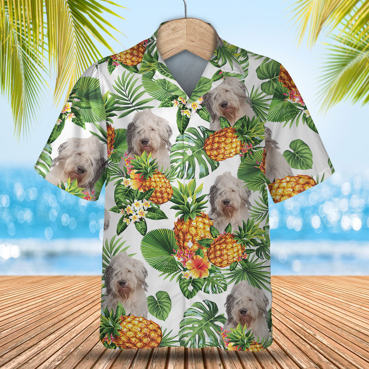 Old English Sheepdog - Pirates Hawaiian Shirt