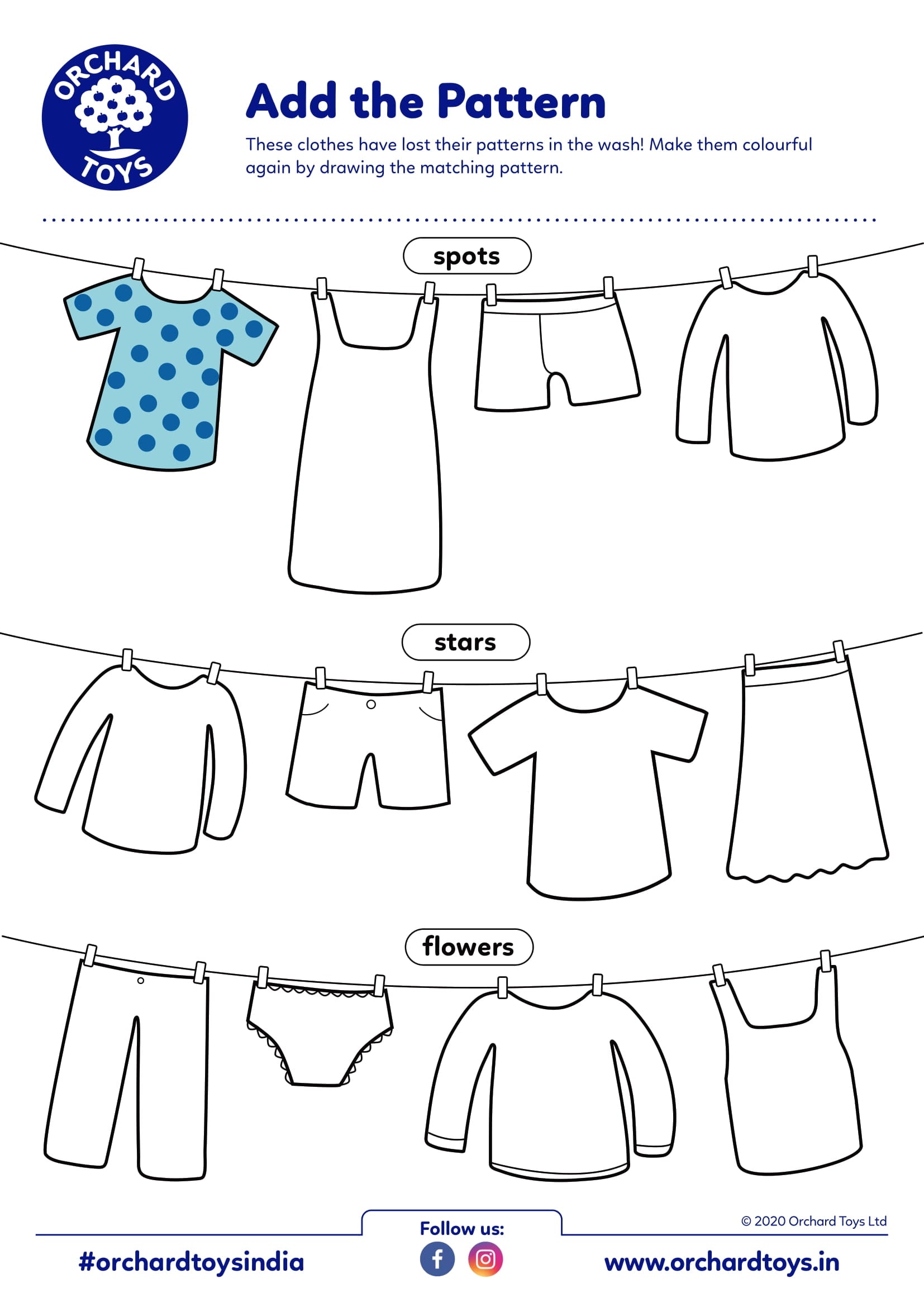 Add the Pattern Activity Sheet