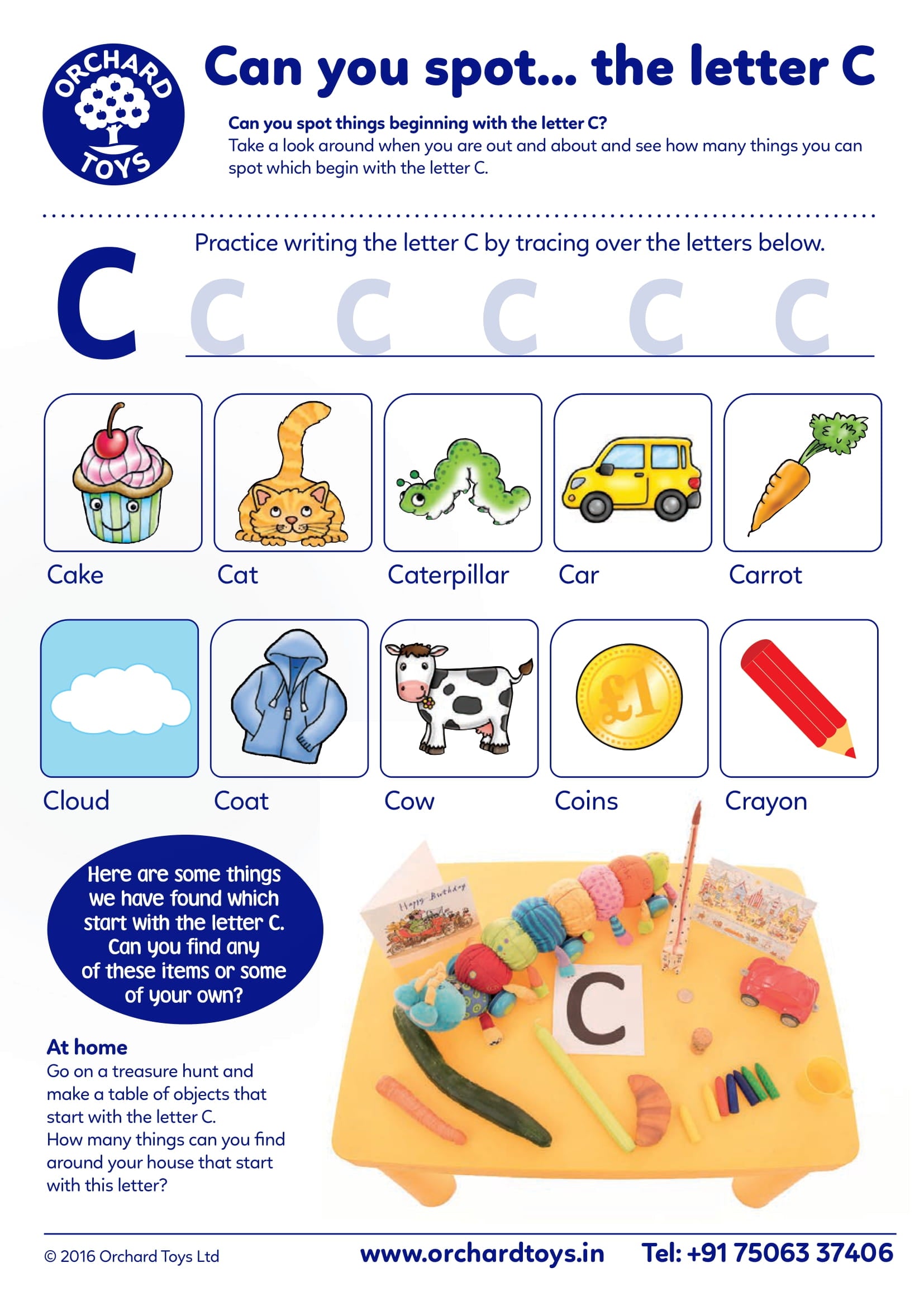 Can you Spot.. Letter C Activity Sheet