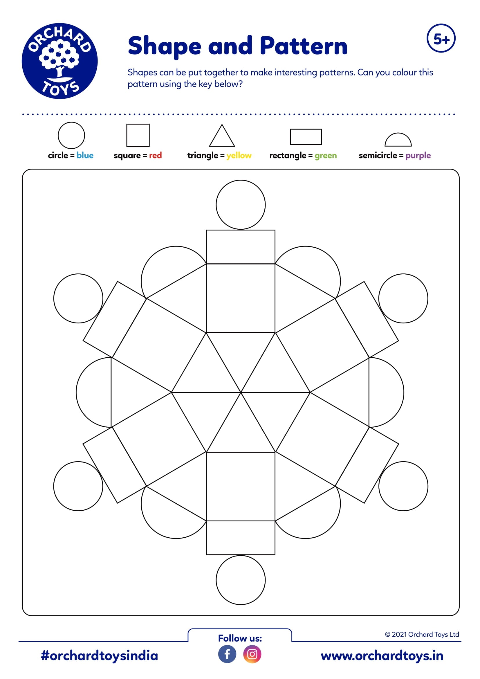 Shape and Pattern Activity Sheet