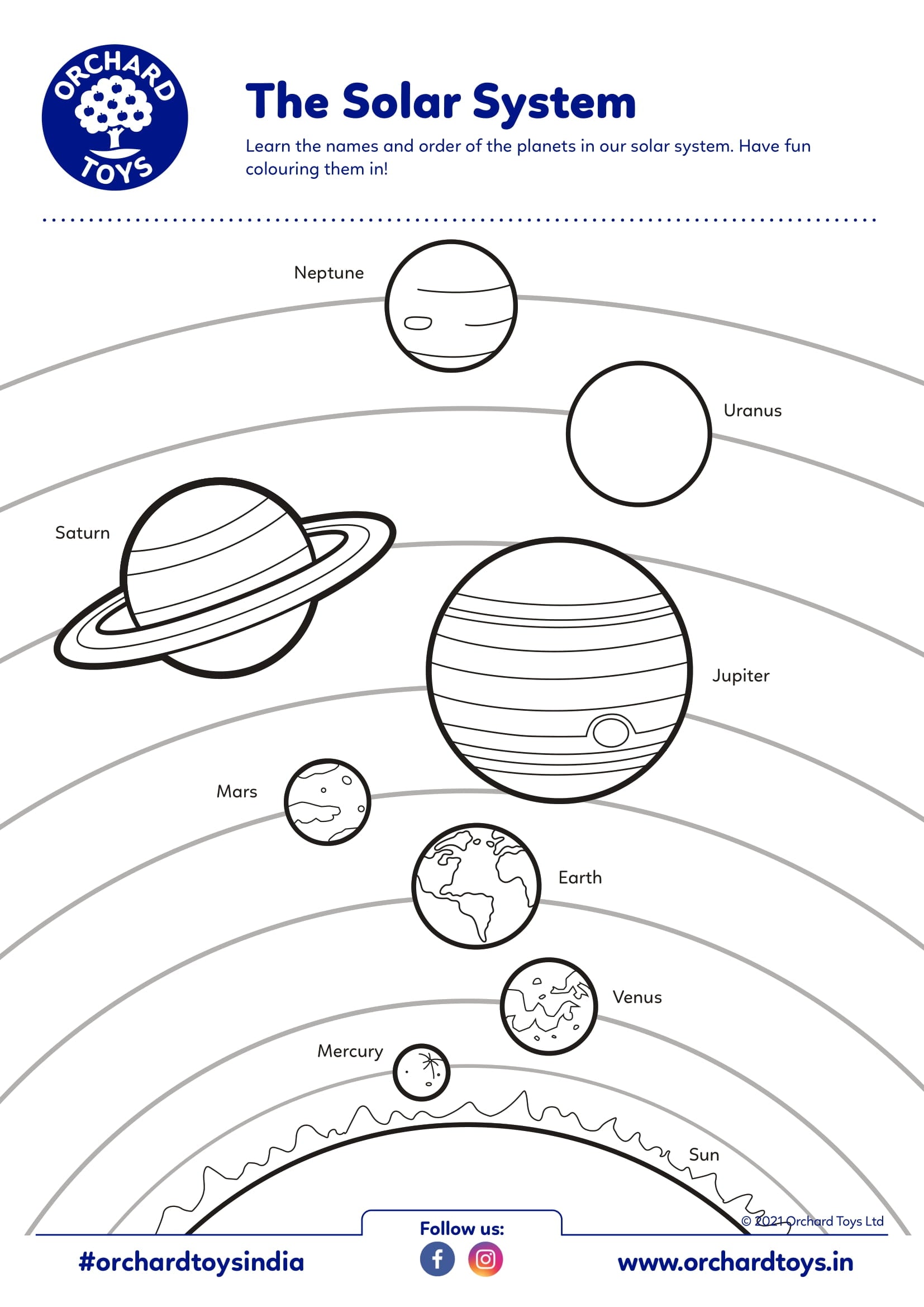 The Solar System Activity Sheet