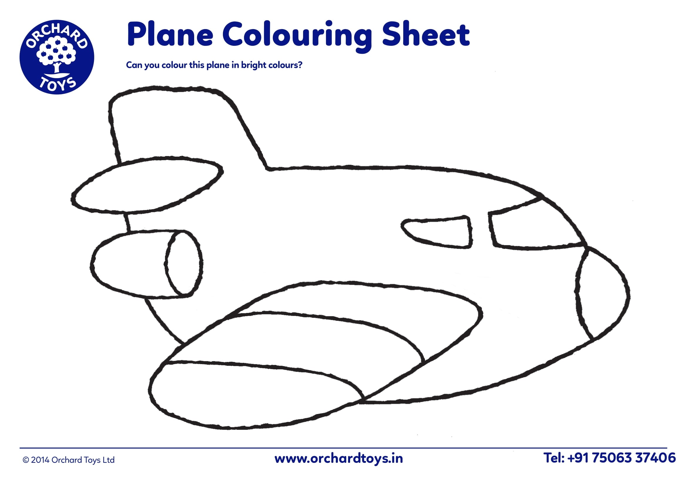 Transport Plane Coloring Sheet