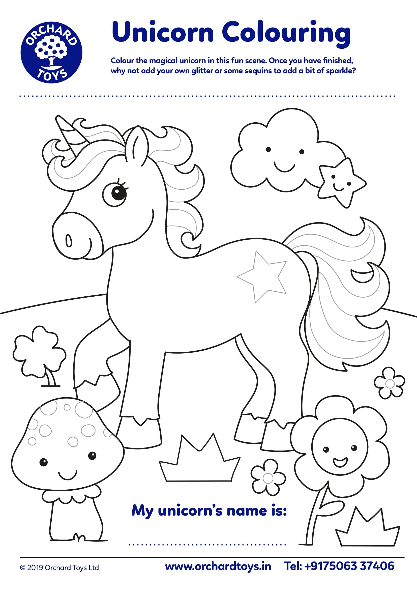 Unicorn Colouring