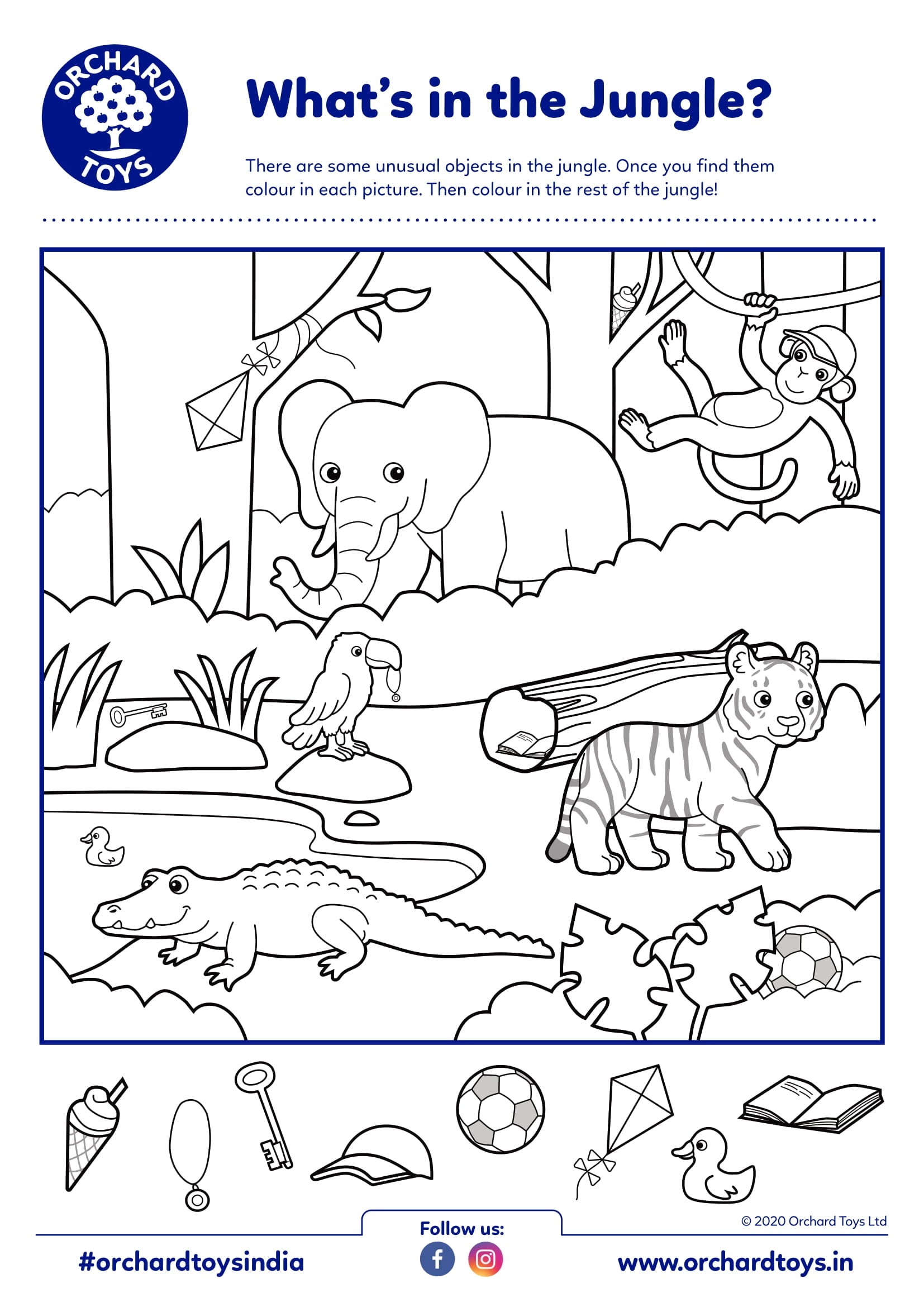 What's in the Jungle Activity Sheet