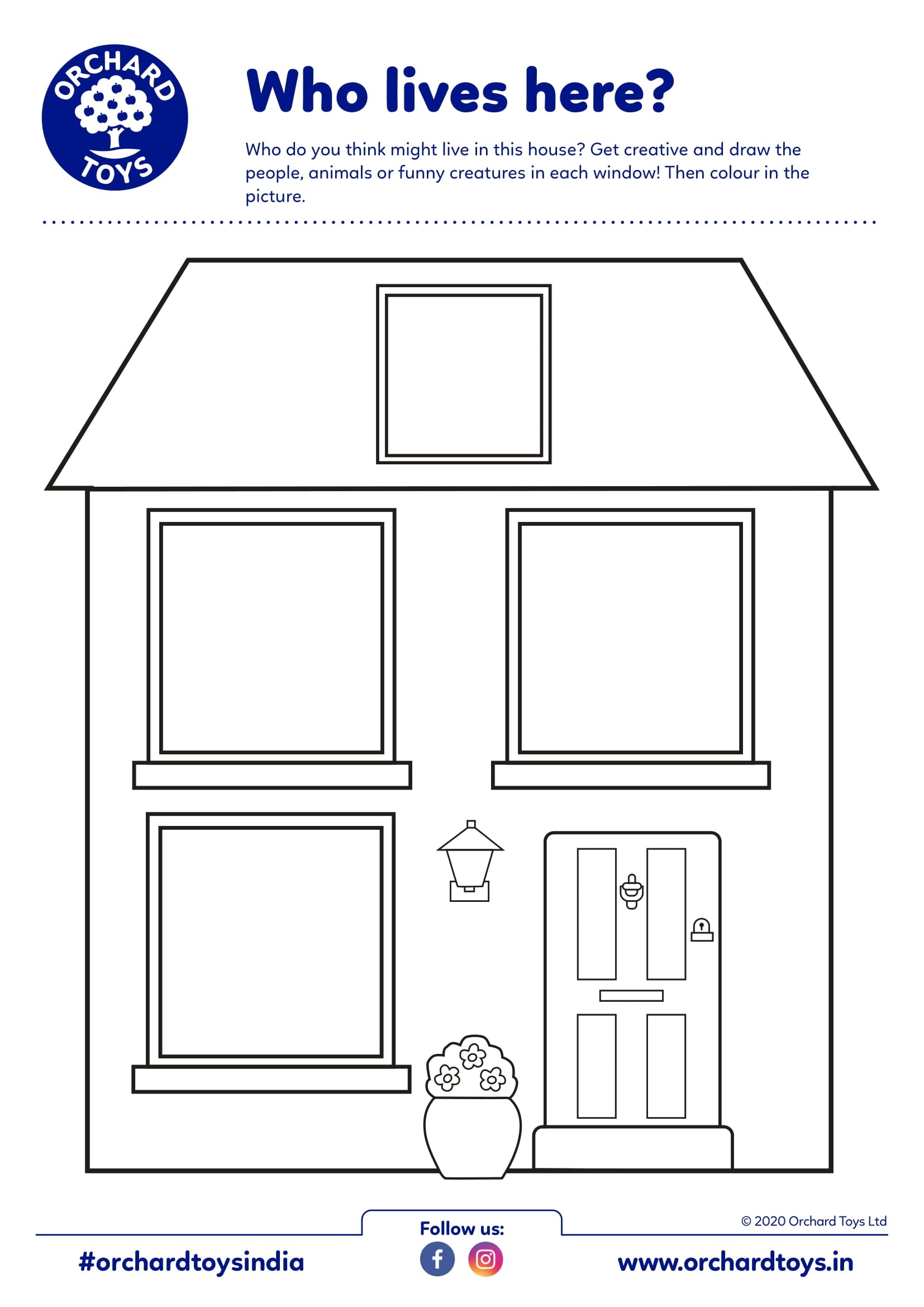 Who Lives Here Activity Sheet