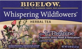 Bigelow Tea Whispering Wildflowers Plus L-Theanine Herbal Tea