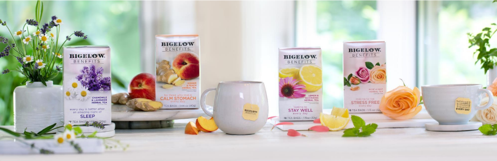 Bigelow Benefits line of wellness teas