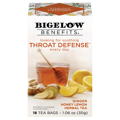 Benefits CALM STOMACH Ginger & Peach Herbal Tea– Bigelow