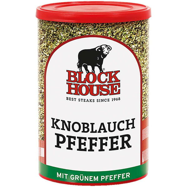 Block House Grüner Knoblauch Pfeffer, Dose 200g