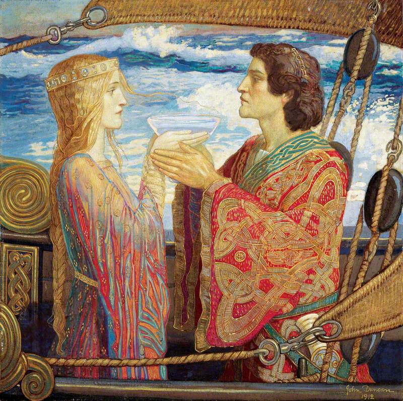 Tristan and Isolde by John Duncan, 1912
