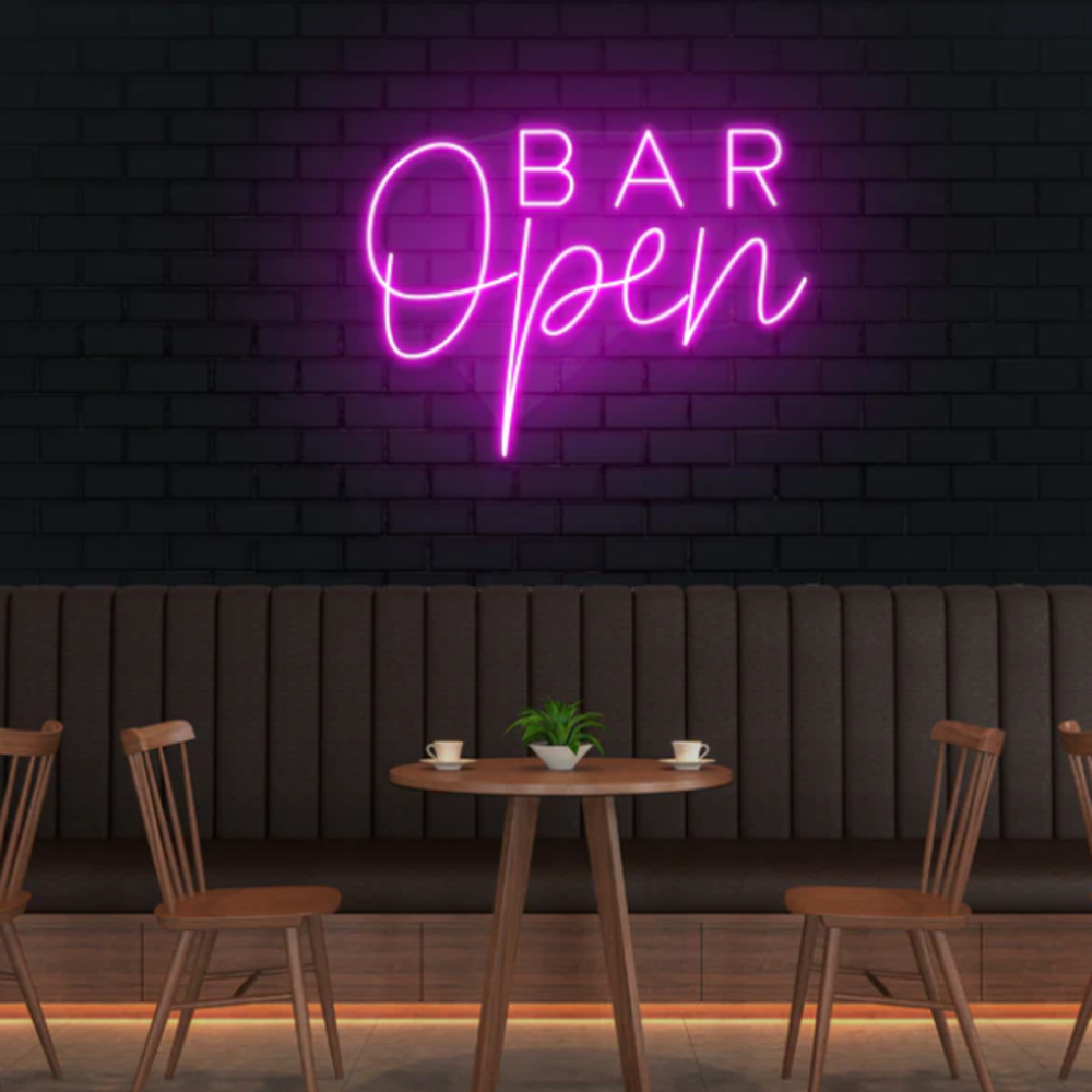 bar neon sign