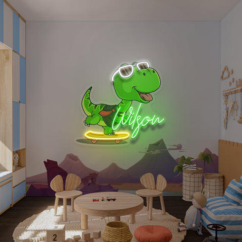 The LED neon light creates a cozy and comforting ambiance 