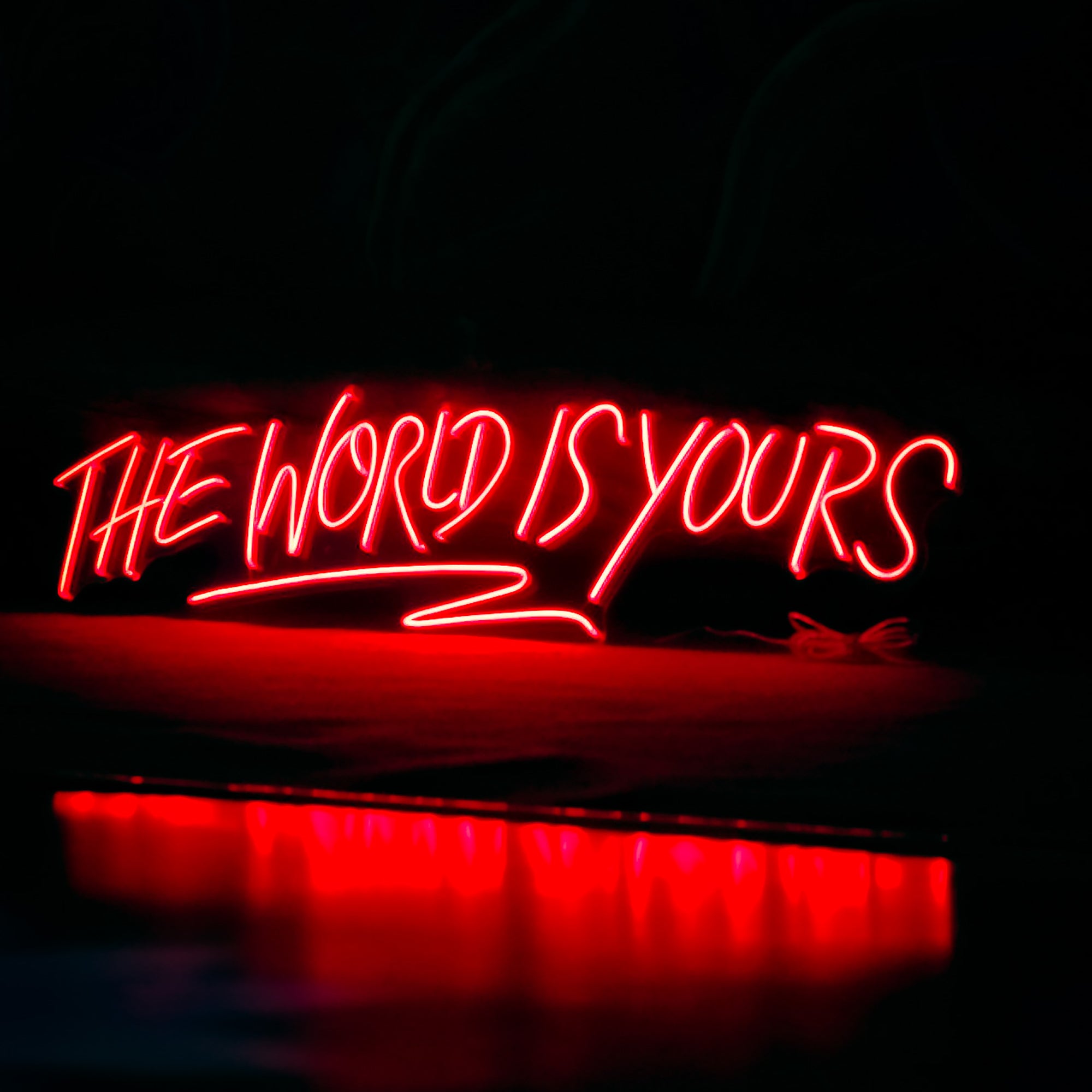 The World Is Your Led Neon Sign Light