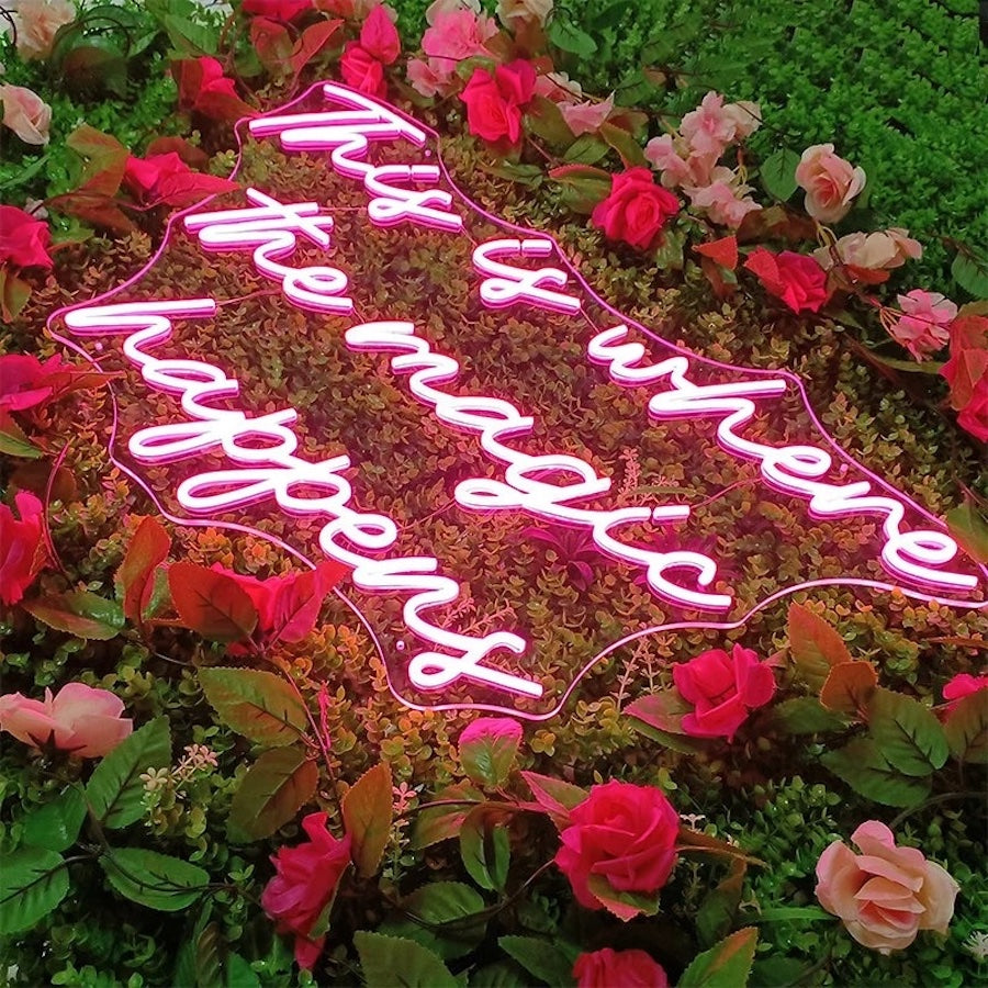 Custom LED neon signs have grown in popularity