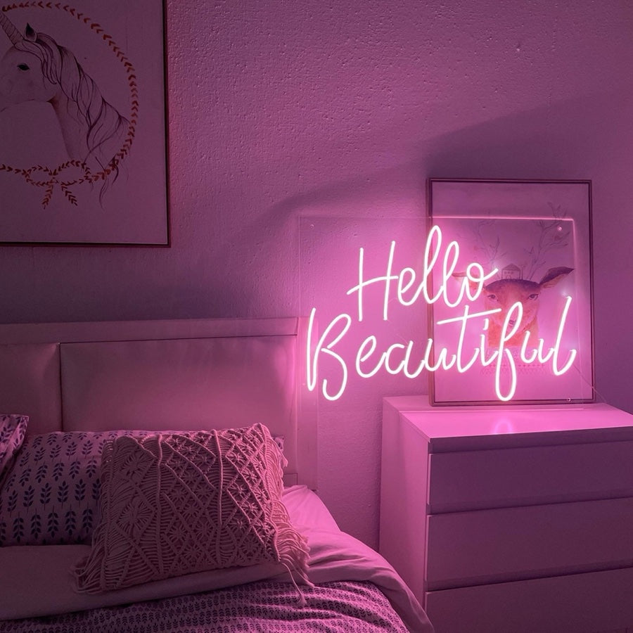  Bedroom neon lights for Decor