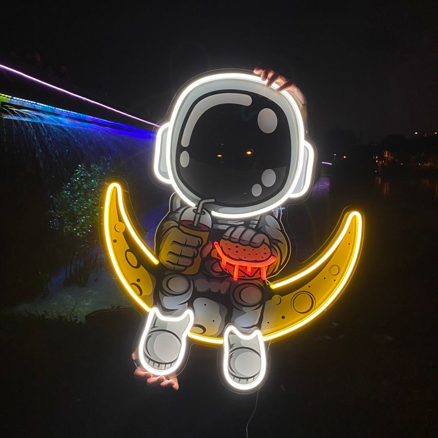 A well-designed and well-made Astronaut neon sign can last for years