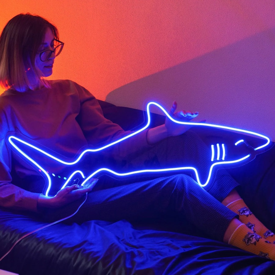 Bull Shark LED Neon Sign Light