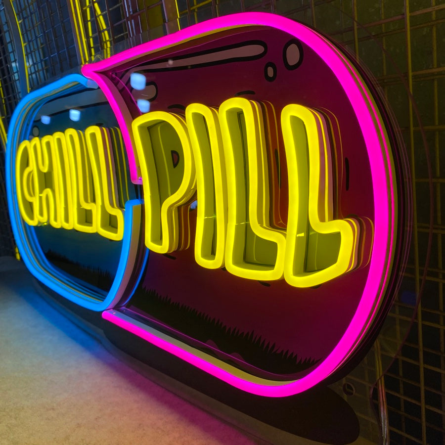 Chill Pill Neon Sign