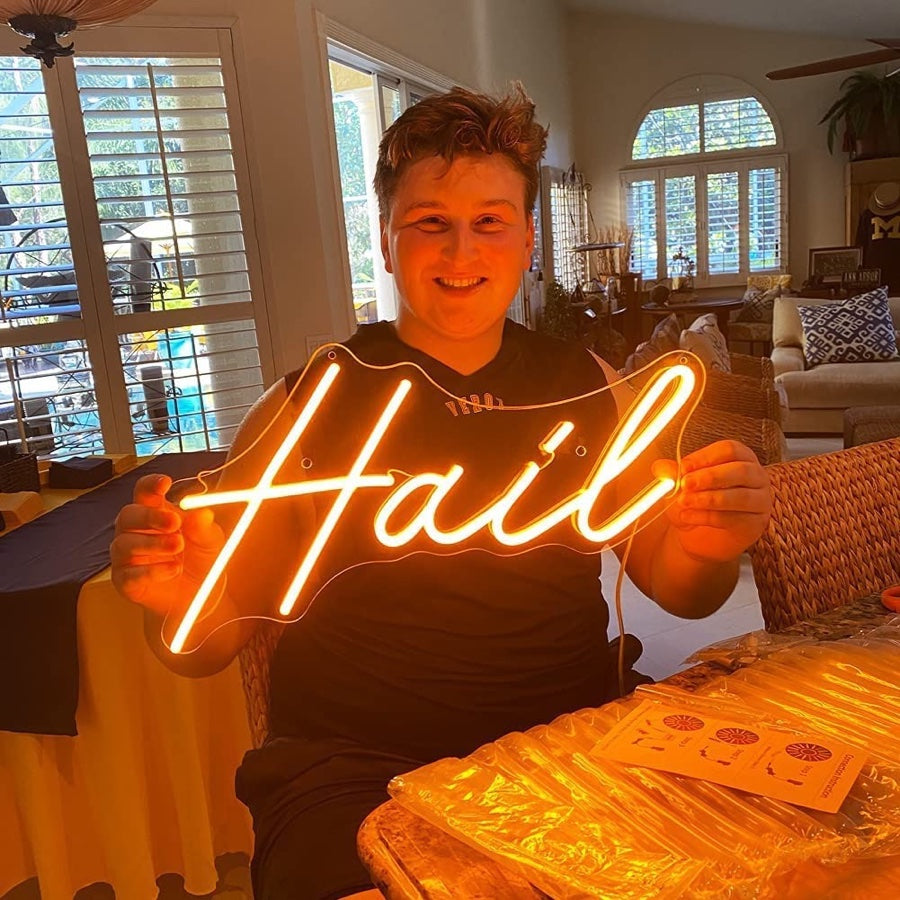 Custom LED name sign for home decoration