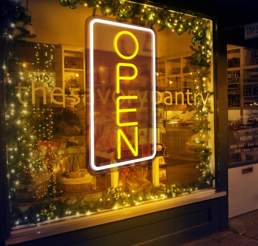 Neon signs for storefronts can increase brand visibility