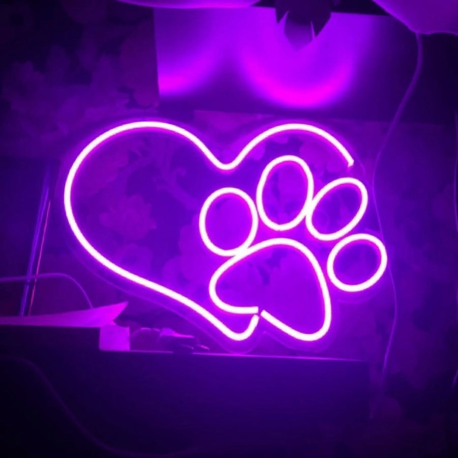 Customized pet neon signs are an excellent choice for pet parents 