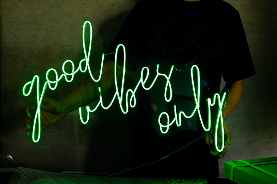 Good Vibes Only 2 LED Neon Sign Light