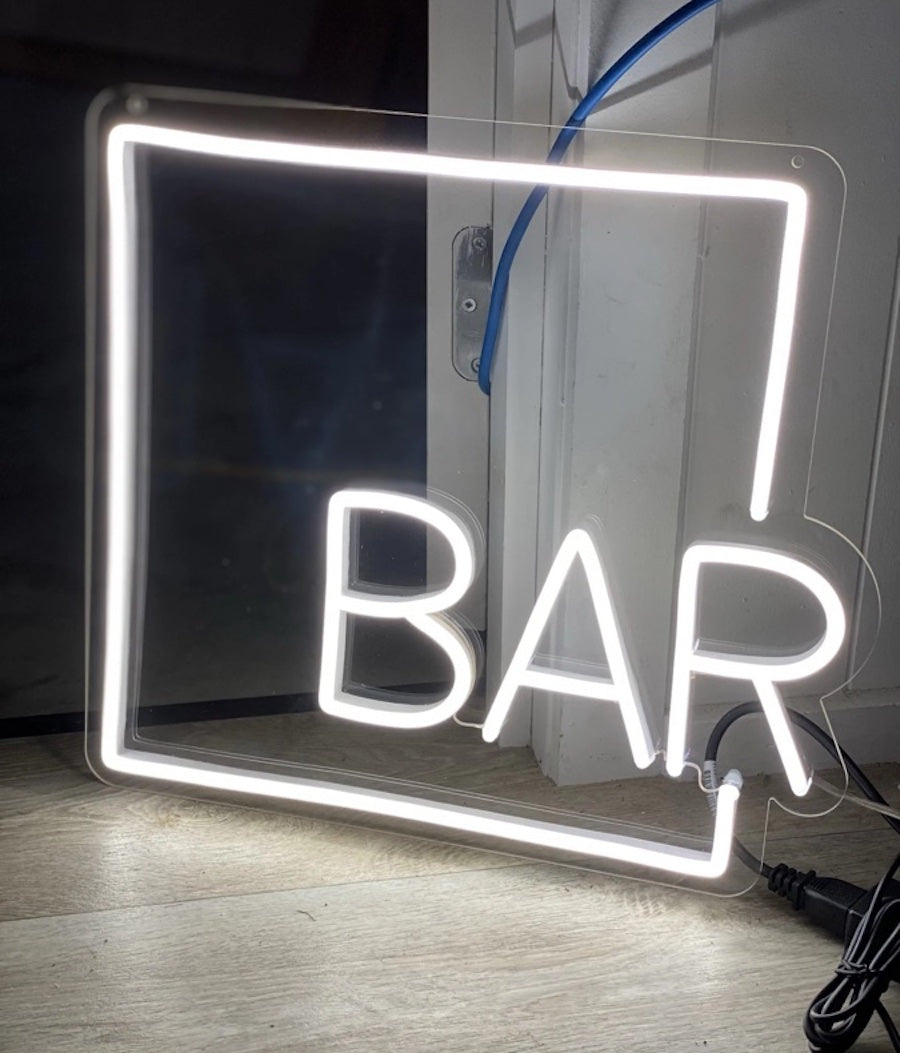 The Bar neon sign never goes out of trend