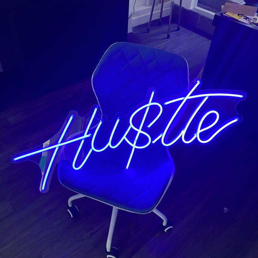 Hustle Neon Sign