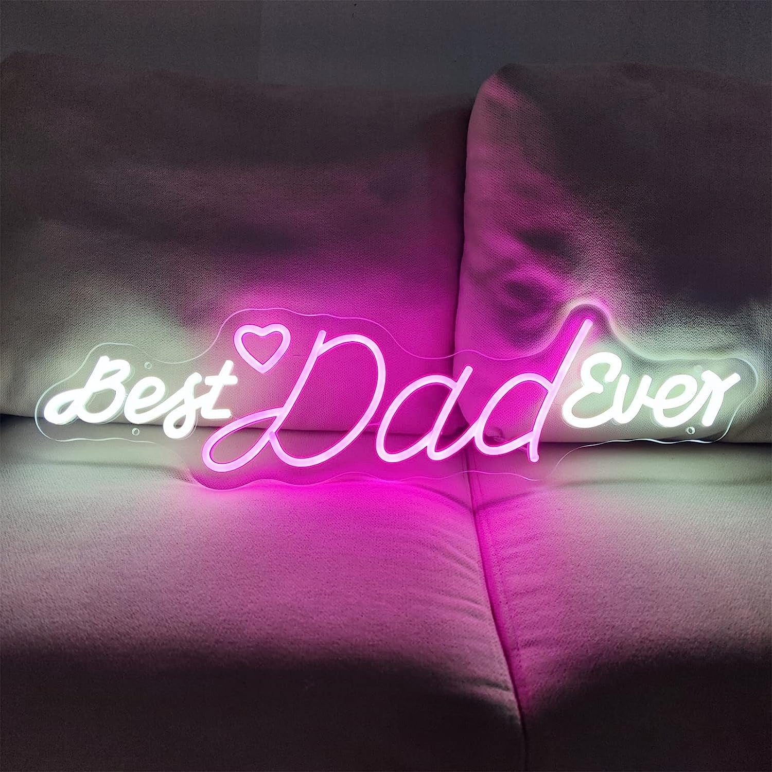Best Dad Ever neon light