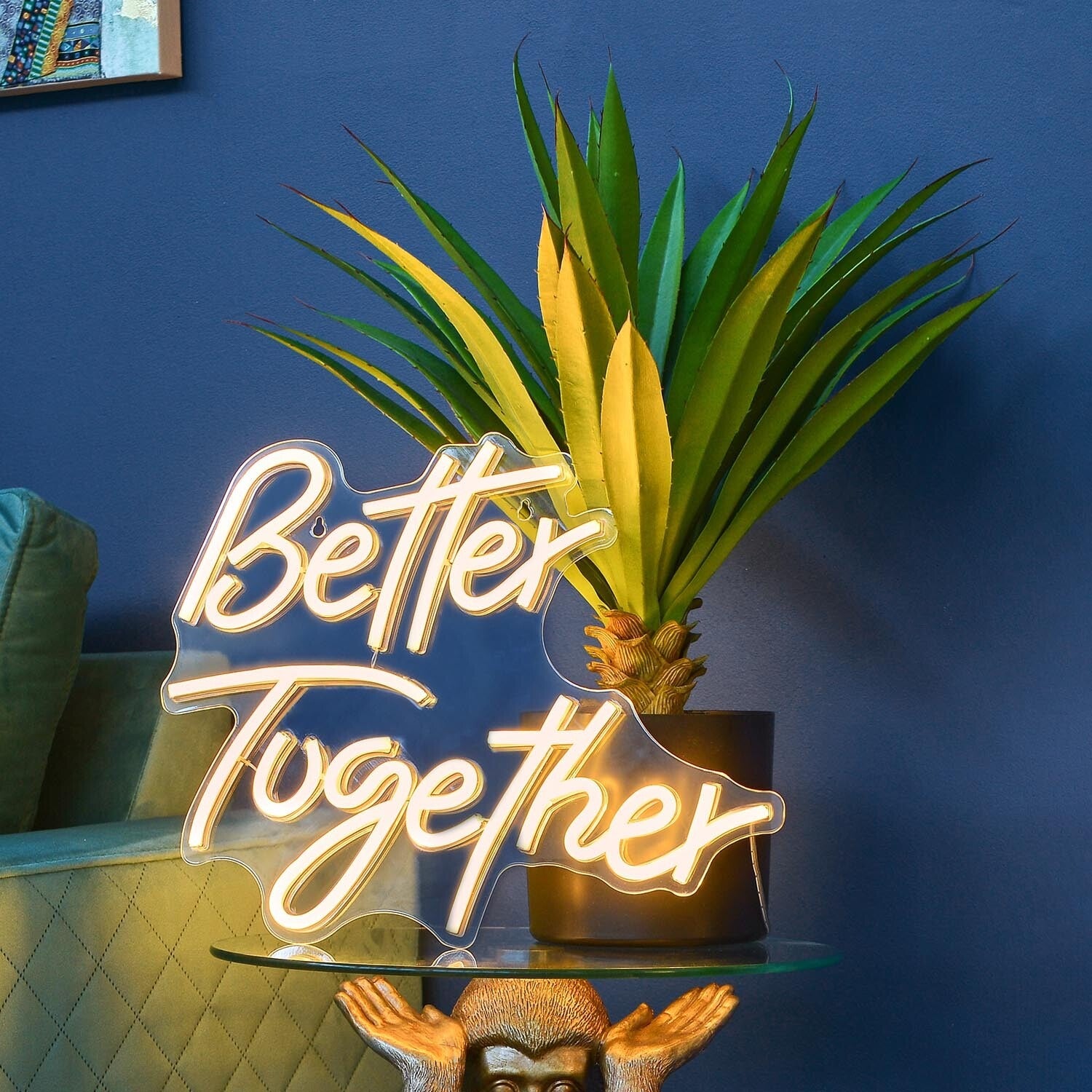 Neon sign "Better Together" - an undeniable attraction