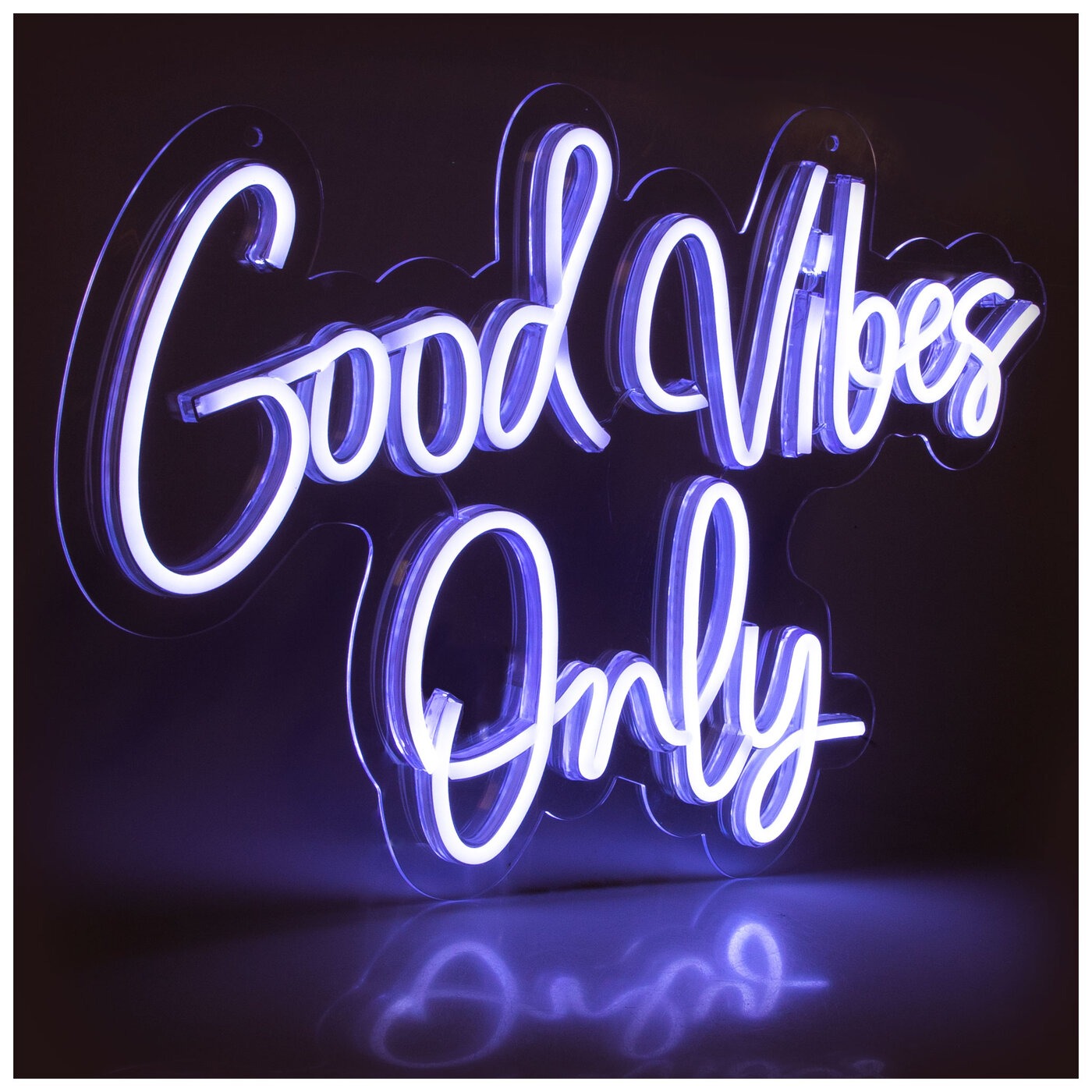 “Good Vibes Only” neon sign - a fantastic addition to various spaces