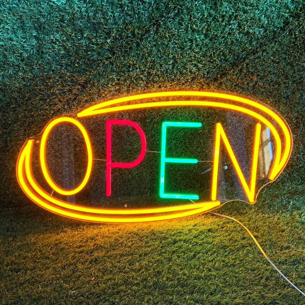 Lighting up your sign at the opening time