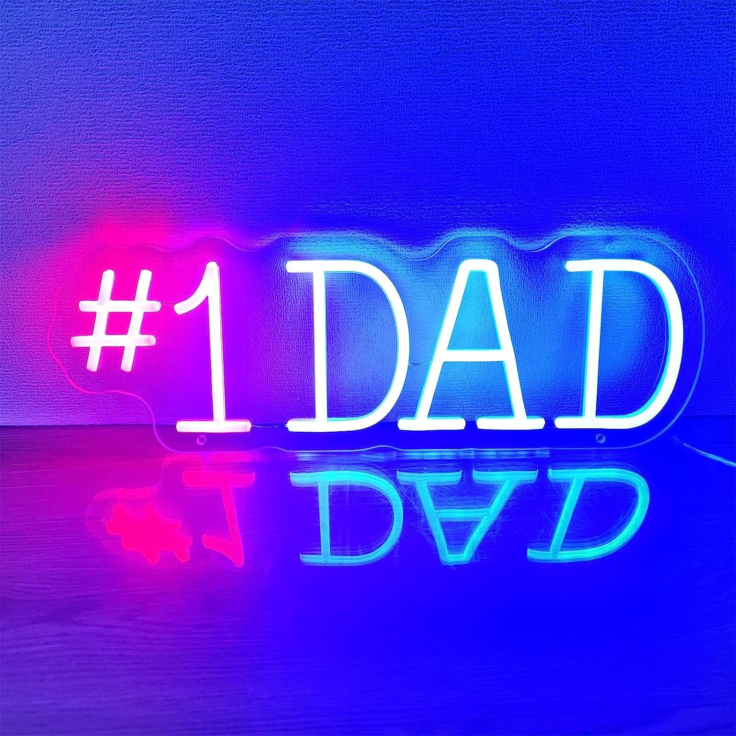 1st Dad custom neon sign