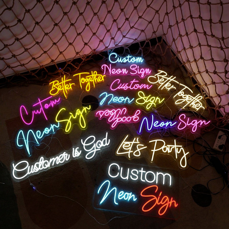 LED neon signs are more energy-efficient than traditional ones