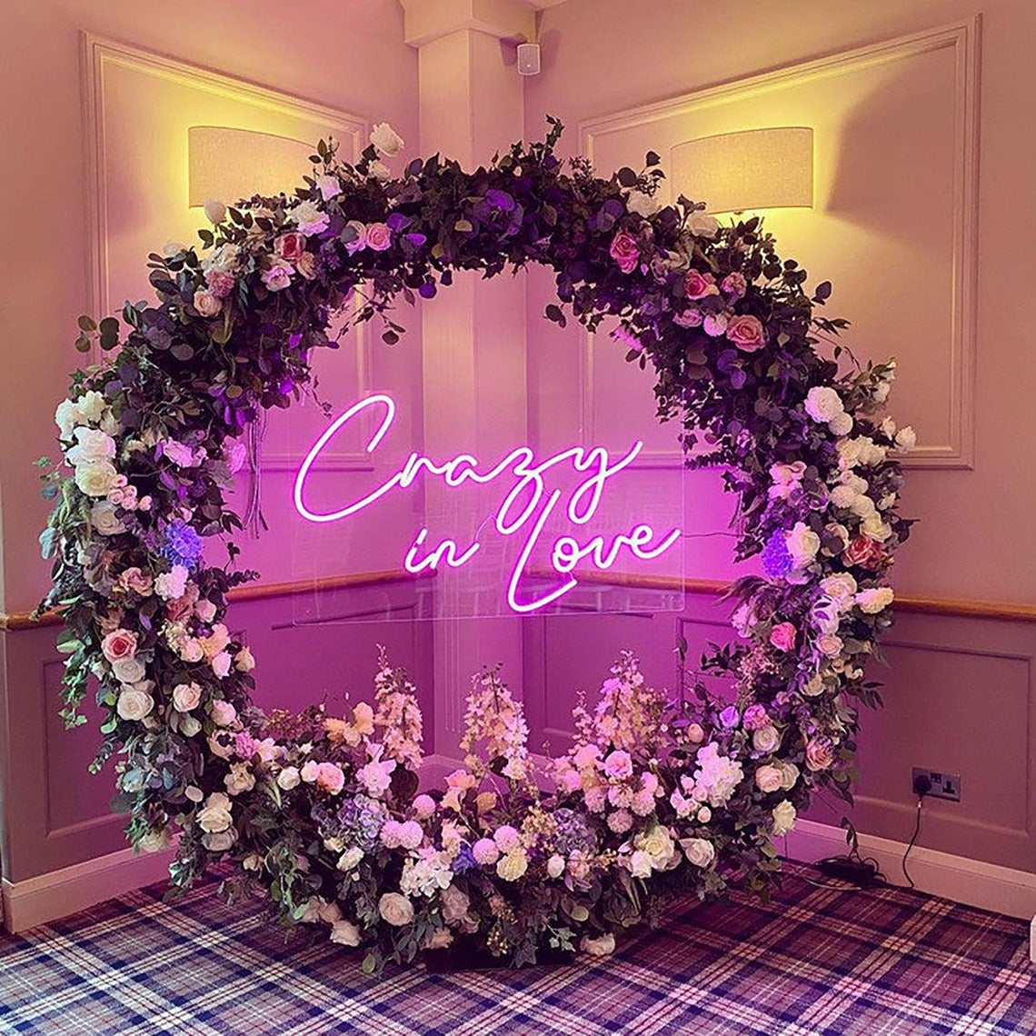 wedding neon sign