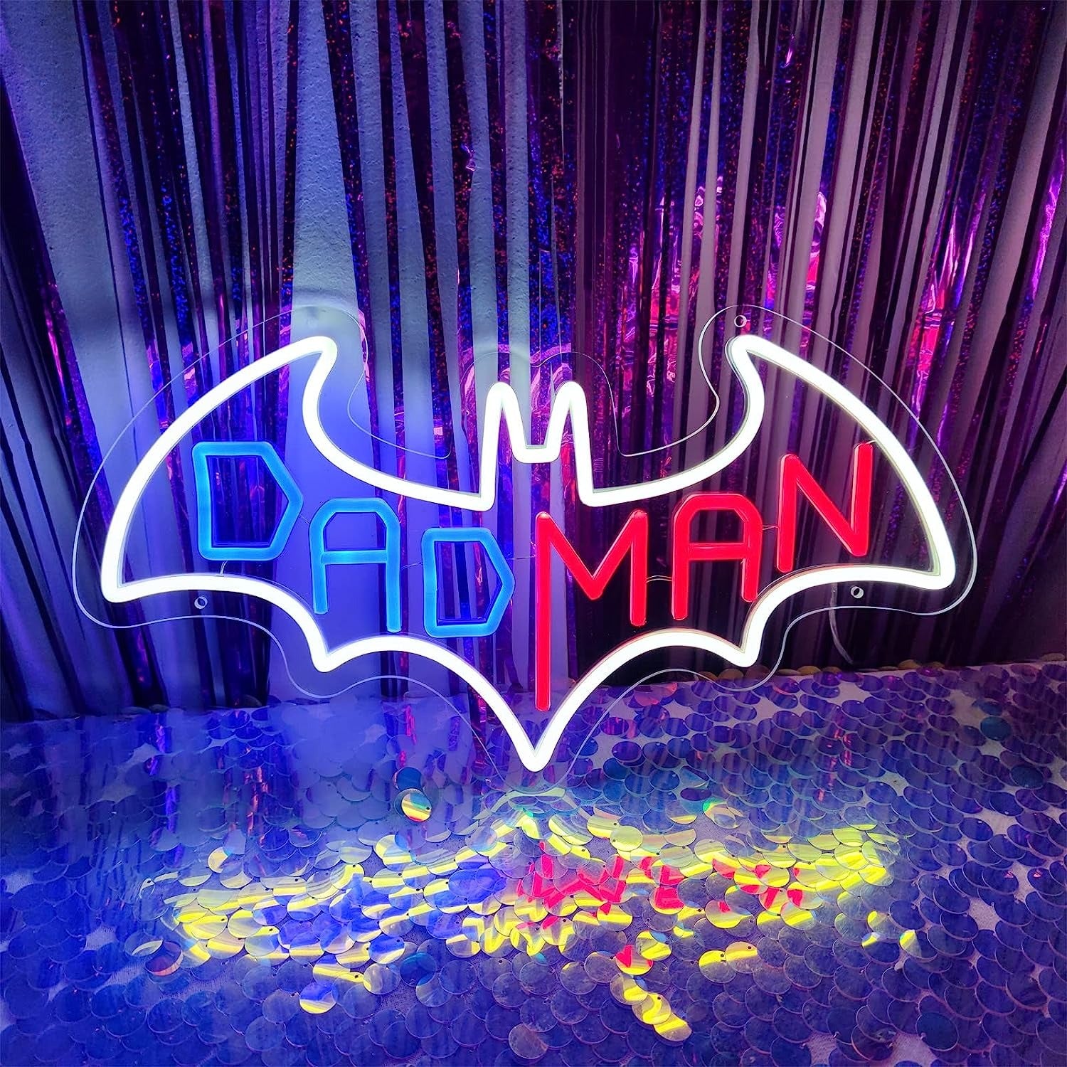 Dad Man neon LED sign