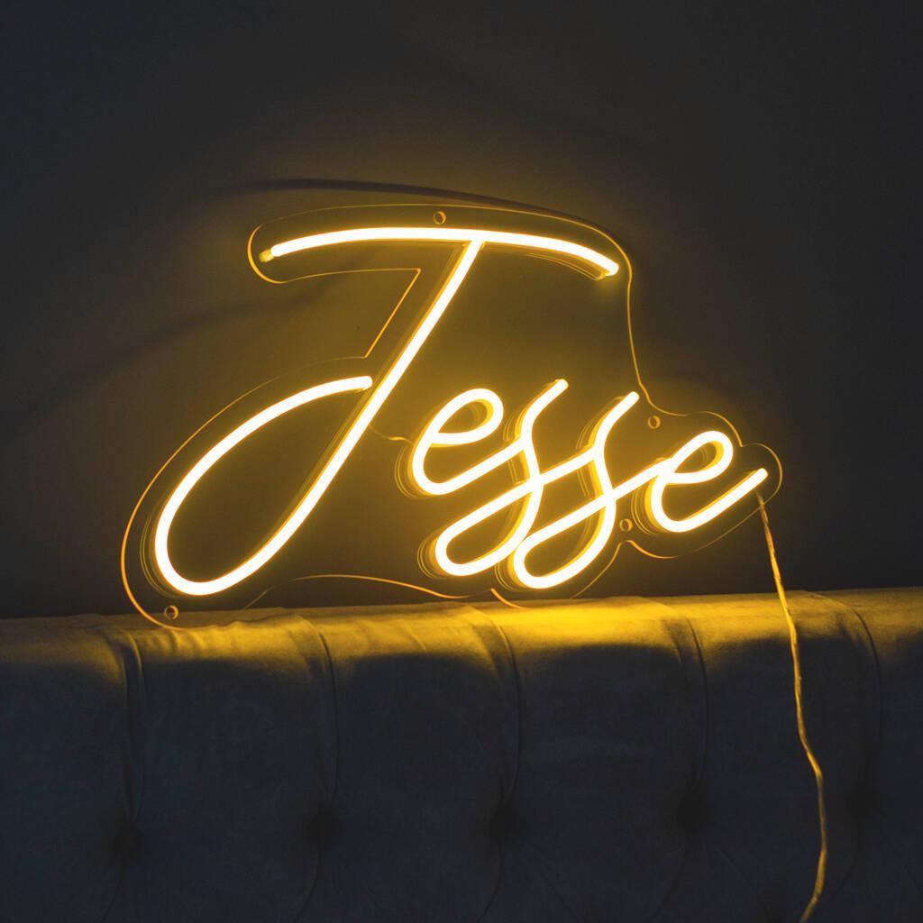 Custom Neon Gift That Contain Mom’s Name As “Jesse”