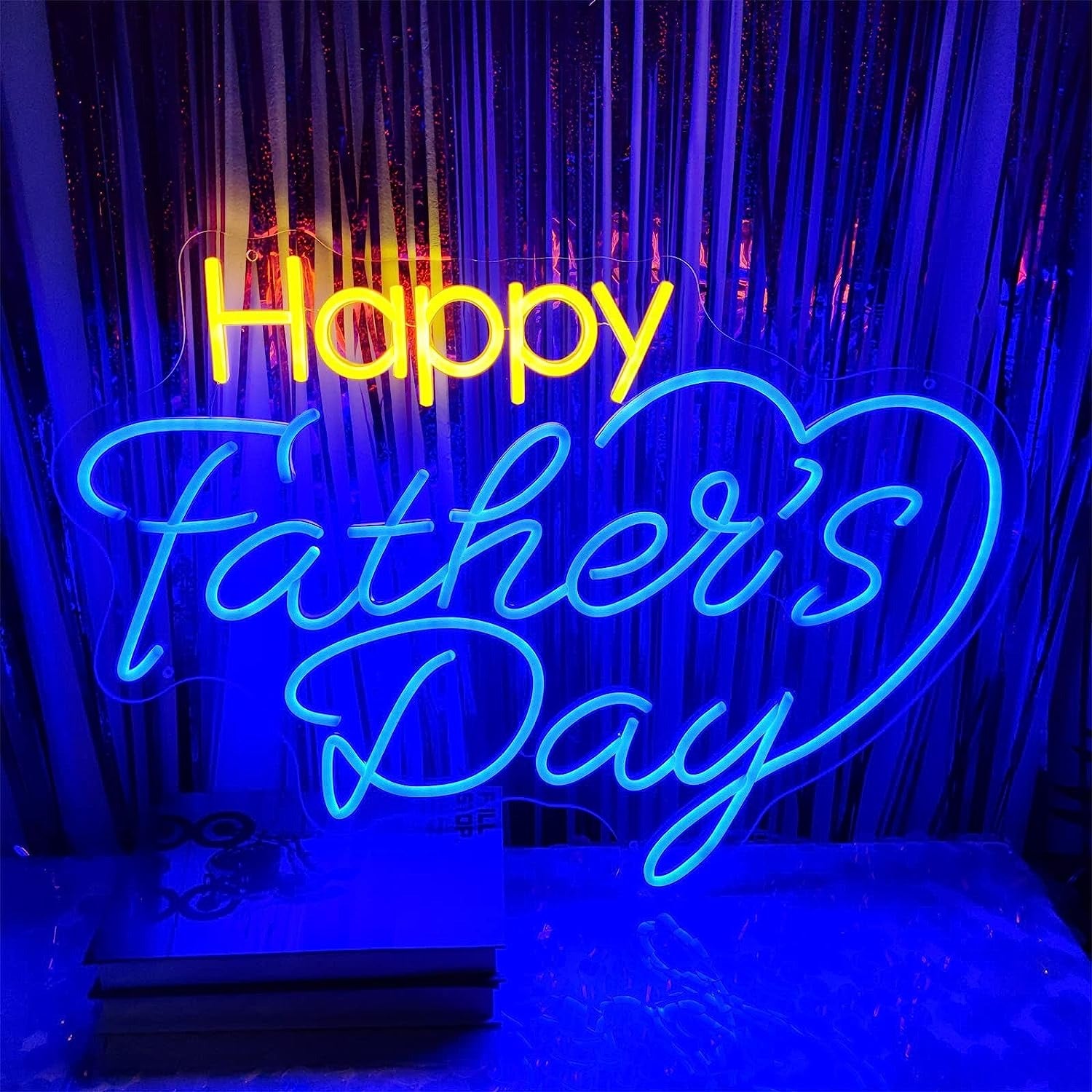 Happy Father's Day neon sign