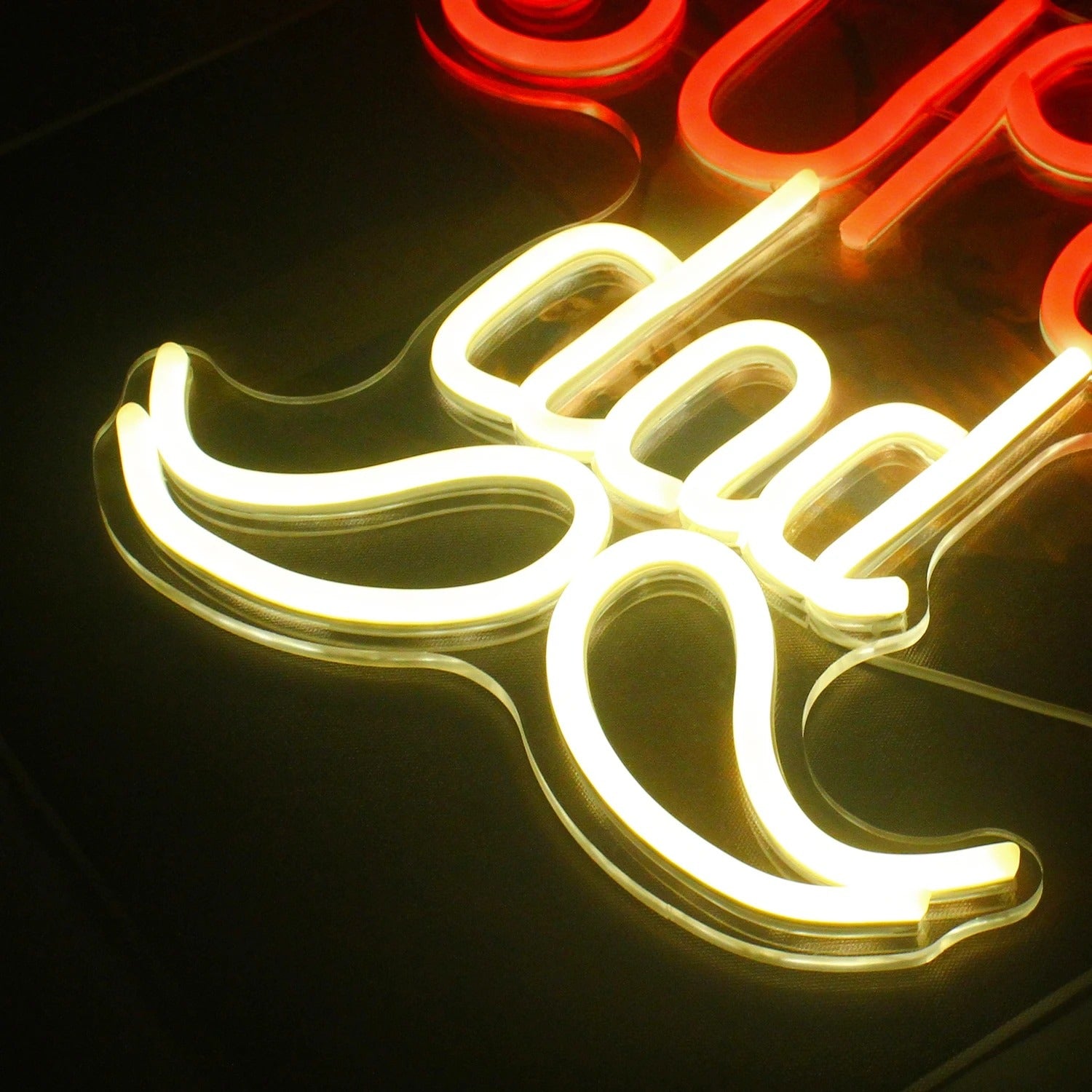 Let the glow of a neon sign illuminate your heartfelt message