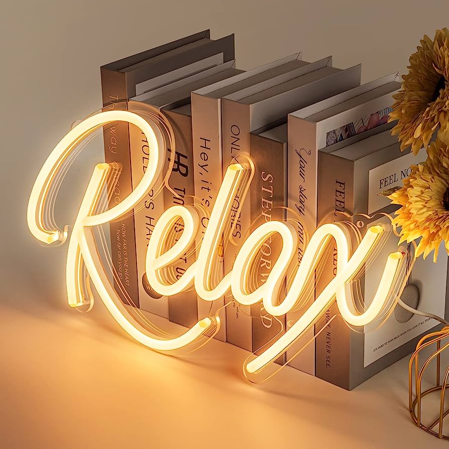 Relax LED Light Neon Sign